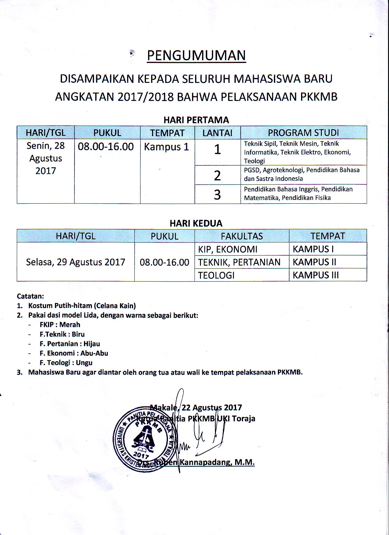 jadwal