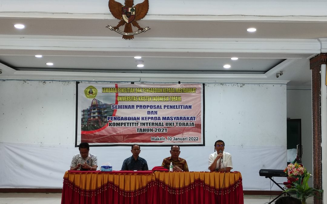 Seminar Proposal Penelitian dan Pengabdian kepada Masyarakat Kompetitif Internal 2021