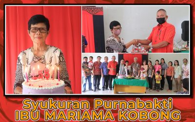 Syukuran Purnabakti Ibu Mariama Kobong